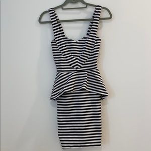 Stripper Peplum Dress